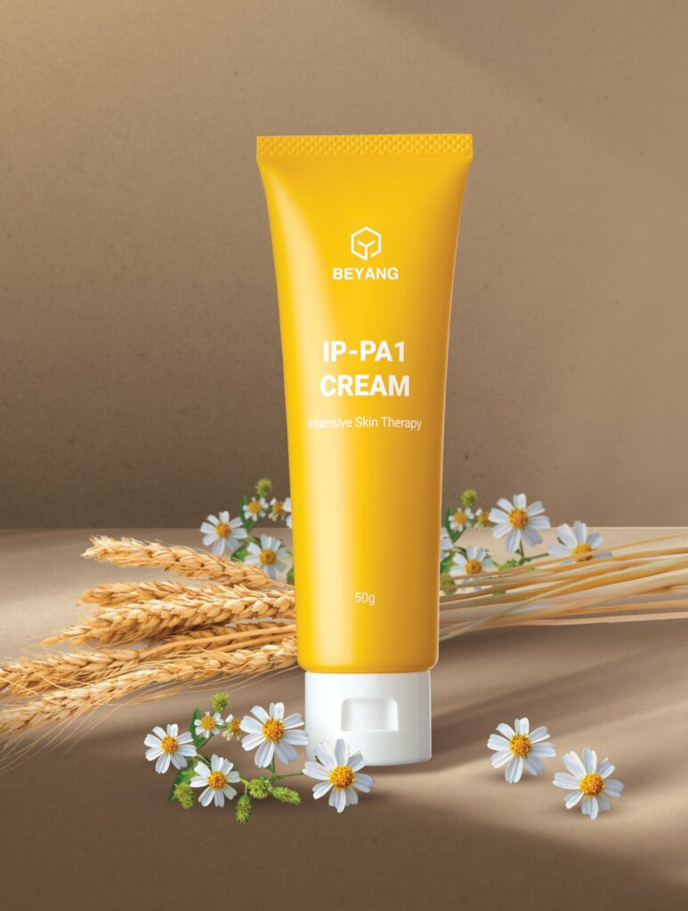 Pembungkusan BEYANG IP-PA1 Cream daripada BE Products, krim penjagaan kulit asli berkualiti